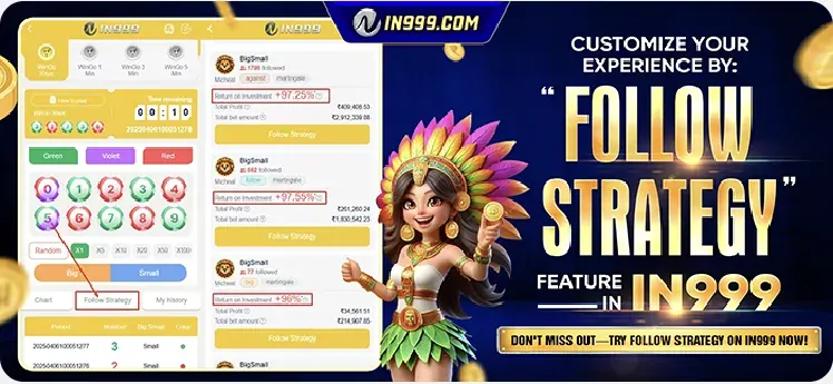 IN999 Follow Strategy promotional banner